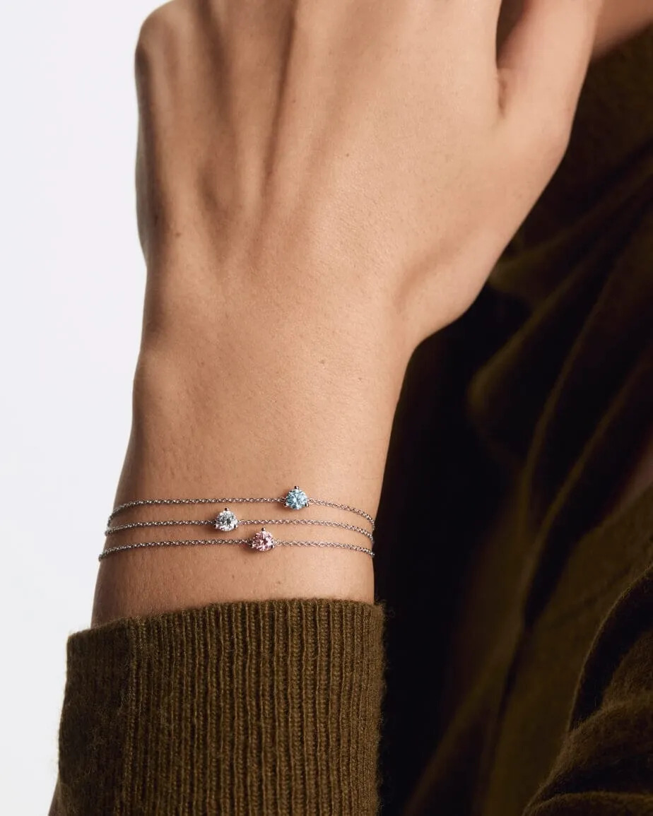 The Blue Mini Solitaire Bracelet