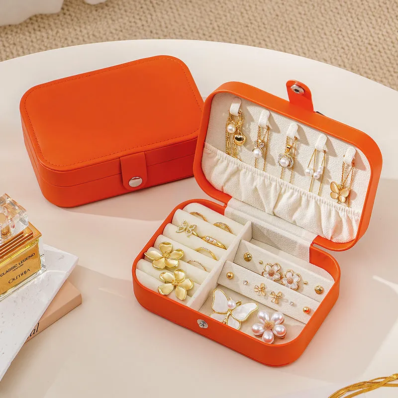 Travel Jewellery Organizer Box - Compact and Elegant Storage Case for Accessories