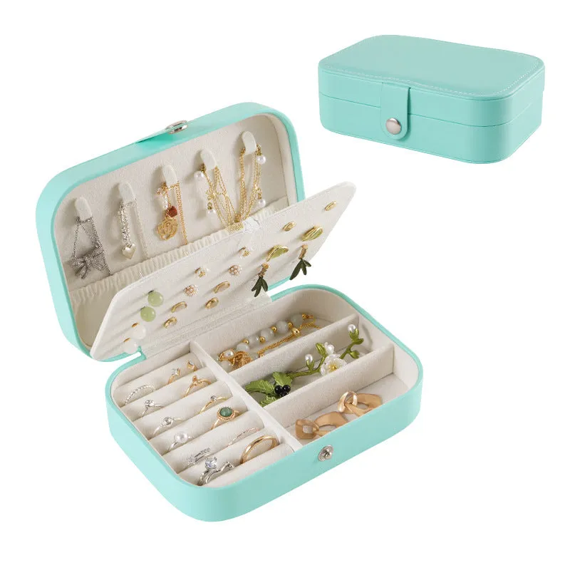 Travel Jewellery Organizer Box - Compact and Elegant Storage Case for Accessories