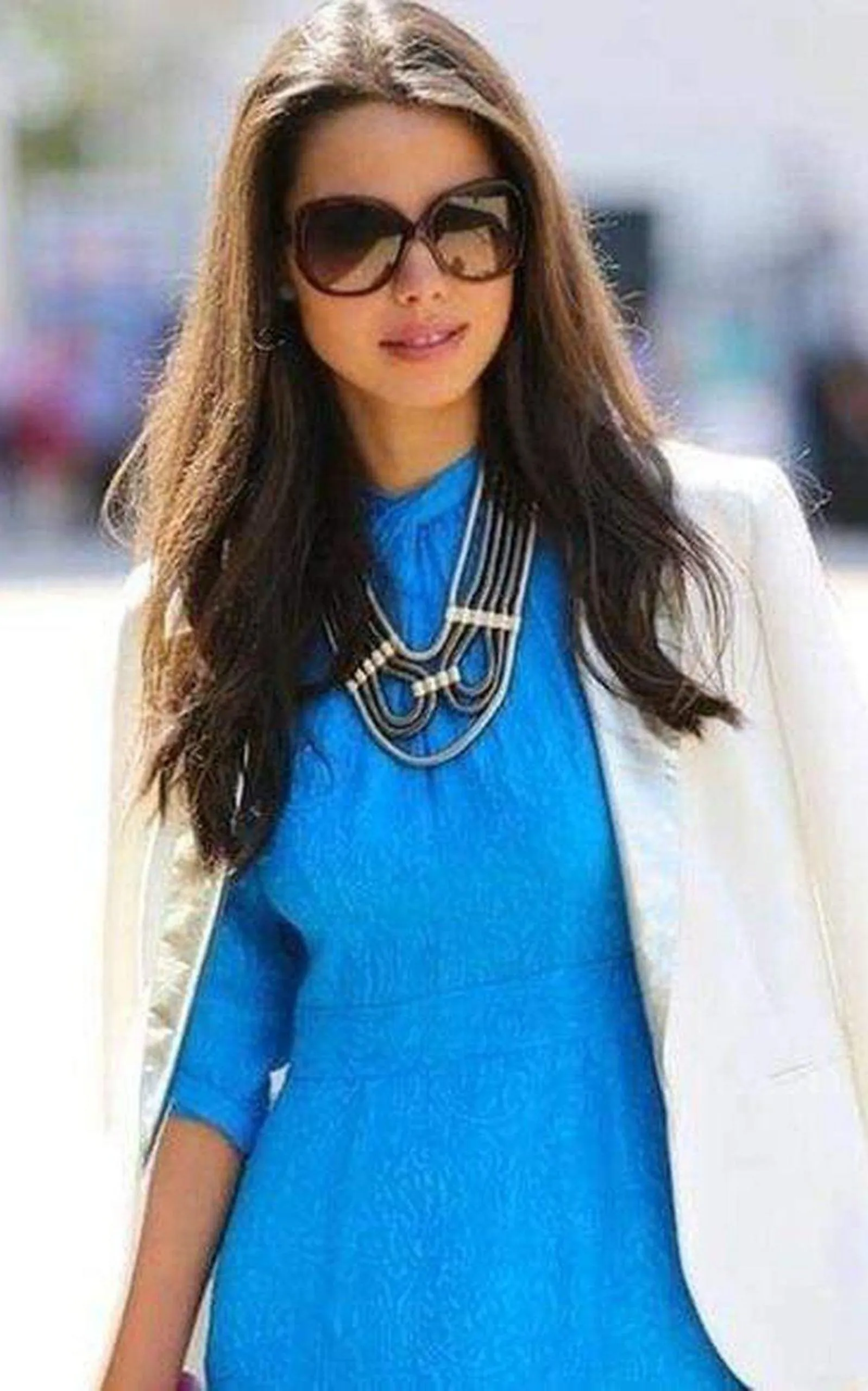 Two-Tone Chain Statement Necklace