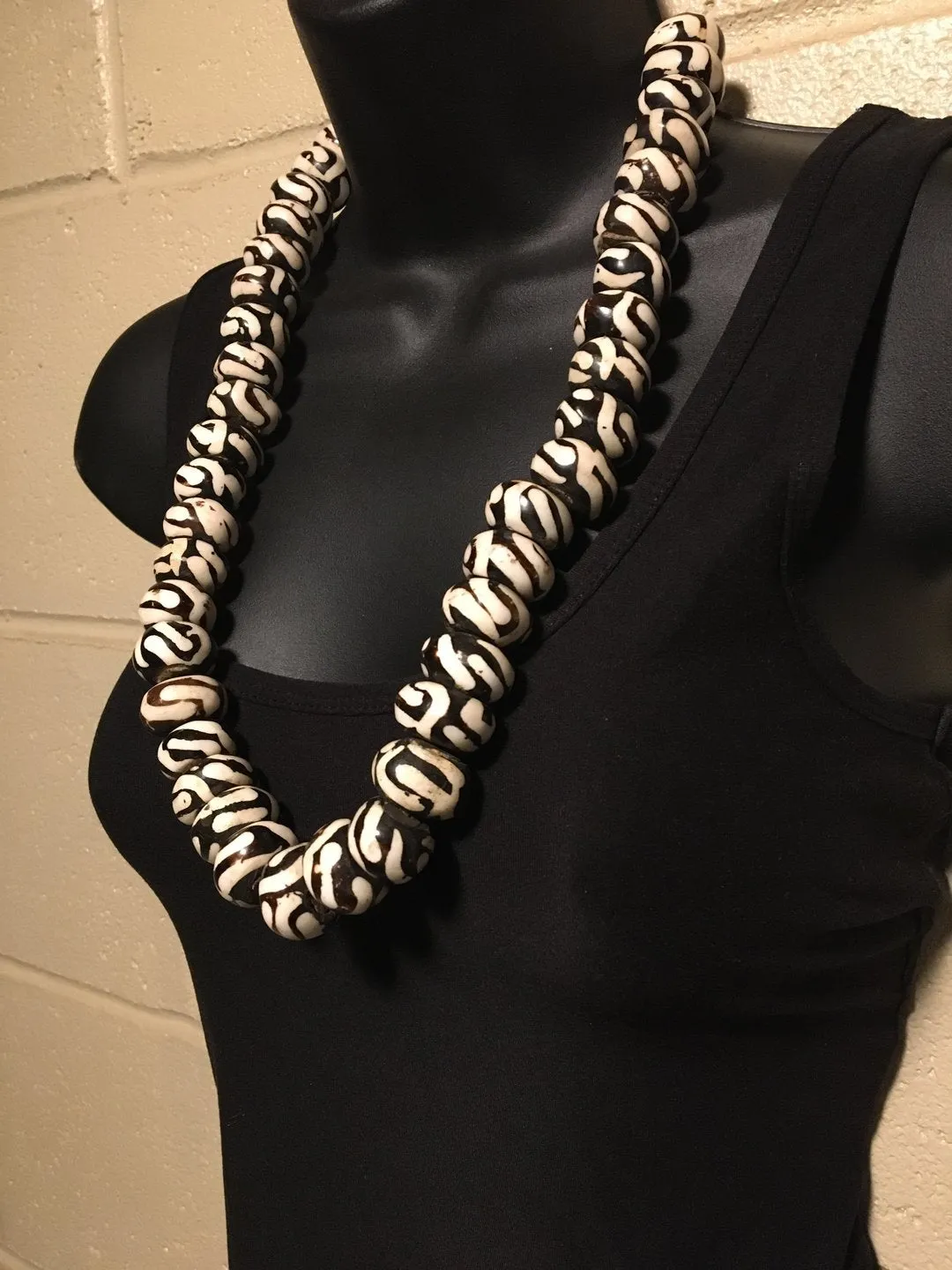 Unisex Kenyan XL Cow Bone Necklaces