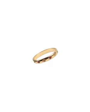 Waterproof Celestial Rainbow Gold Stacking Ring