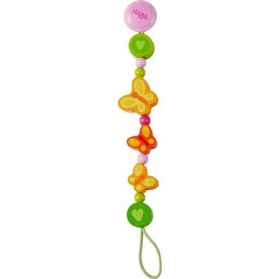 xHABA Pacifier chain Butterfly Friends